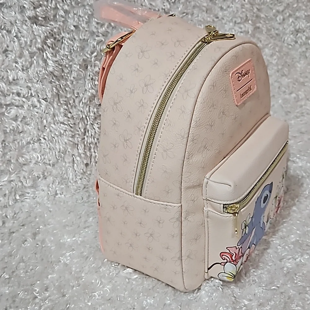 Loungefly Lilo and Stitch Floral mini back and coin purse wallet